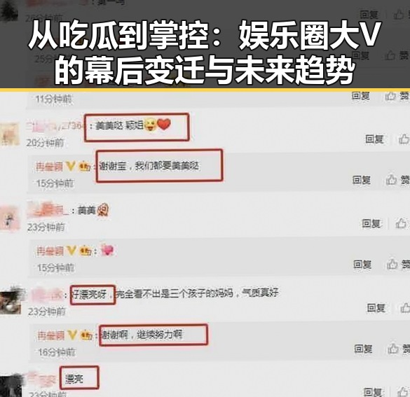 从吃瓜到掌控：娱乐圈大V的幕后变迁与未来趋势